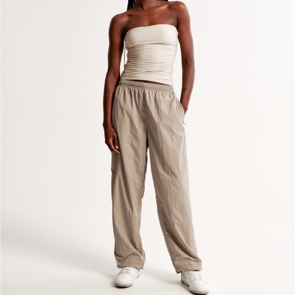 NWT Abercrombie and Fitch Nylon Track Pants